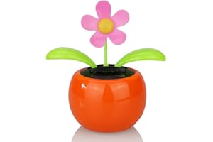 Jouet De Bureau à énergie Solaire, Fleur De Danse à énergie Solaire Flip Flop Laisse Affichage De Voiture Tableau De Bord Jouet Cadeau