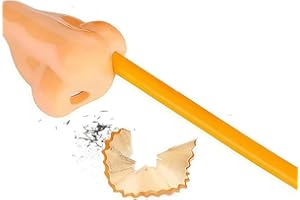 CLDAISY Funny Nose Pencil Sharpener Cool School Supplies for Boys and Girls Poop Pencil Sharpener Birthday Party Favors Classroom Teacher Rewards and Prizes