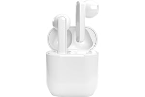 Music Hero Auricolari twin NUBOX True Wireless Stereo per cellulari, tablet, laptop Lenovo, HP, MacBook, 2.5 ore di musica e chiamate, basetta 300 mAh, auto ON/OFF, assistente vocale