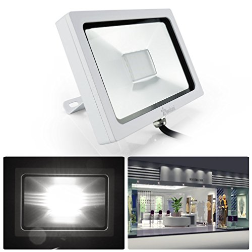 Novolumi® 20W Kaltweiß IP65 LED Wandstrahler Flutlicht Flutlichtstrahler Strahler Scheinwerfer Wasserdicht Baustrahler Für Parkplätzen - 2