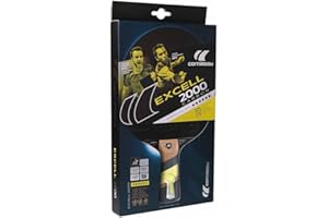 CORNILLEAU - Excell 2000 - Raquette de ping Pong d'intérieur pour Jouer en compétition Off/Off+ - revêtement ITTF 6 étoiles