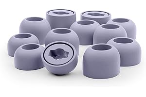 Okuli 12 x Silikonowe Końcówki Douszne Kompatybilny z Samsung Galaxy Buds Pro 1 Słuchawki w Fioletowym
