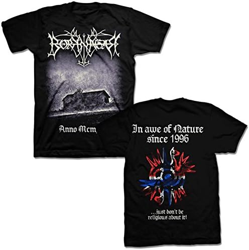 Borknagar Men's Anniversary Tee T-shirt Large Black