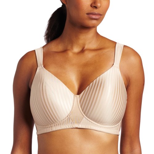 PlaytexWomen's Secrets Perfectly Smooth Wire Free Bra Full Coverage, Opaque
