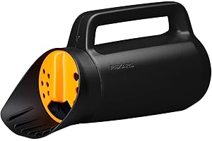 Fiskars Streuer, Solid, Länge: 30 cm, Gewicht: 286 g, Glasfaserverstärkter Kunststoff, Schwarz/Orange, 1057076