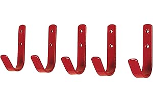 STUBBS ENGLAND Stubbs General Purpose Hook Set of 5 Red S28AB