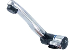 CAMPER Comet Robinet mitigeur monocommande London pour camping et cuisine Compatible avec l'eau potable Micro-interrupteur caravane