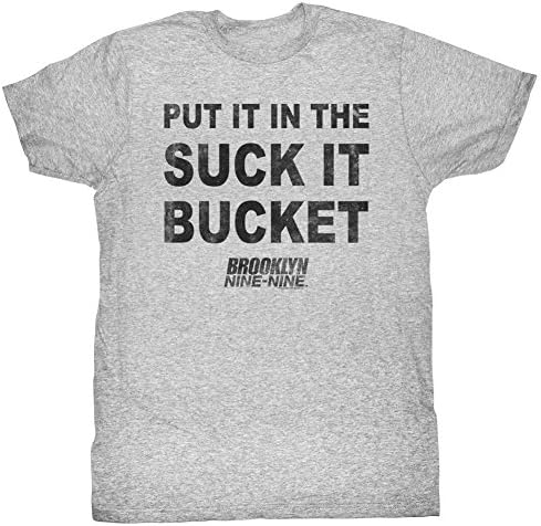 Brooklyn Nine-Nine Comedy TV Show Fox Series Suck It Bucket Adult T-Shirt Tee