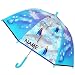 Produktbild alles-meine.de GmbH Regenschirm -  Disney die Eiskönigin - Frozen - ELSA & Anna  - incl. Name - Kinderschirm transparent - Ø 74 cm - Kinder Stockschirm - Schirm Kinderregenschi..