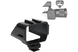 BINDPO Kamera Selfie Flip Screen, Universal Flip Screen Kaltschuhhalterung für Mic Light Vlog Filmemachen für spiegellose Kamera Fotografie Vlog Video