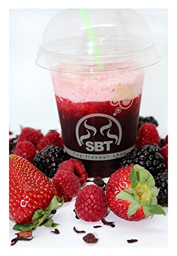 SABOREATE Y CAFE THE FLAVOUR SHOP Saboreateycafe Infusión Natural Granel de Frutas del Bosque Te de Frutal 100 Gramos