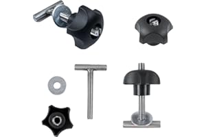 Online-Blitz24 GmbH Wida - Edelstahl Befestigungsschrauben 25mm - 50mm - 60mm -70mm T-Schrauben Rastschiene Multiflexboard Multivan Bus T5 / T6 Befestigungen Ladungssicherung (4 x 60mm)