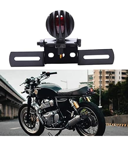 Mini Luce LED Per Targa Moto - Bullone Fissaggio, Nero, Omologato - Per Harley E Moto Custom - Foto 10