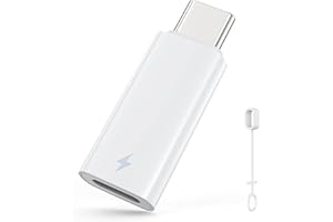 MOKO 60W USB C to Lightning Headphone Audio Adapter for iPhone 17 Air 16 16e 15 Pro Max Plus, iPad Pro/Air - PD Fast Charging Data Lightning to USB C Adapter for Earphones, Not for OTG/Lavalier Microphone