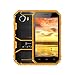Produktbild Smartphone Ohne Vertra, Kenxinda W6 4G Dual SIM Outdoor Handy( 4,5 Zoll Android 5.1 IP68 Wasserdicht/Staubdicht/stoßfest mobile phone, 1.5GHz Quad-Core, 1GB RAM 2600mAh Akku, Bluetooth 4.0) (Gelb)