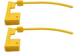 FLACHBERG Sicherheitsfahne Gelb IPSC Patronenlagersperre Safety Flag Uni AR 15 (2 Stück Packung)