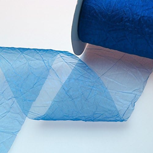 Deko AS GmbHCrushed Organza Turquoise Width 80 mm Roll – 20 Metres – 68080 75 – 80