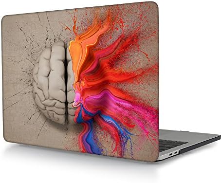 MacBook Pro 13 Case 2016 &amp; 2017,Ultra Slim Plastic Hard Case Shell for MacBook Pro 13" Model: A1706/A1708 (NEWEST VERSION, with or w/out TouchBar, Release October 2016),Color Brain