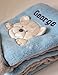 Personalised Deluxe Teddy Baby Blanket. Luxurious wrap. Great Baby Gift.