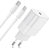 Caricatore Rapido Original iPhone Certificato MFi Apple, Caricabatterie USB C 20W con Cavo 2M Adattatore Alimentatore Ricaric