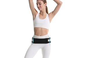 LIBERSHINE Sacroiliac SI Joint Hip Belt, Sacroiliac Hip Belt for Women and Men, Sacroiliac Support Belt Adjustable and Durable Anti-Slip for Sciatica, Lower Back, Lumbar and Wiast Compression(M, 110CM)