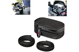 EMMEA PORTA TELEPASS PORTATELEPASS PORTAOGGETTI IMPERMEABILE OGGETTI CHIAVI COMPATIBILE CON HARLEY DAVIDSON SPORTSTER XL 883 ROADSTER MOTO SCOOTER LAMPA MANUBRIO