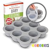 INNOVATIVES CLIP-ON-DESIGN DES DECKELS - Der Deckel des Kiddo Feedo ist, im Gegensatz zu den Plastikdeckeln vieler anderer Gefrierformen, ebenfalls aus Silikon hergestellt. Dadurch ist er weich, biegsam und formstabil. Er ist leicht anzubringen und in gefrorenem Zustand einfach abzunehmen. Der Deckel verhindert den Kontakt mit anderen Lebensmitteln, Gefrierverbrennungen und das Verschütten des Inhalts beim Einfrieren.