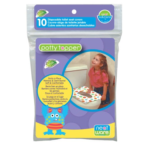 Potty Topper Childrens Toilet Seat Covers (10-Pack)
