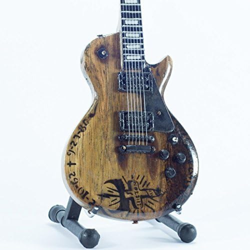 Mini guitar collection natural wood - Metallica - James Hatfield - To Lie Is To Die