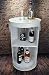 Produktbild Livitat® Minibar Hausbar Regaltonne Ölfass H80 cm Industrie Look Loft Vintage LV5025