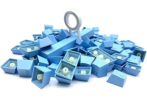 LZH-LP 104 Touches compatibles avec Les commutateurs MX Doubleshot Support Éclairage LED ABS Touches Profil OEM pour Clavier mécanique de Jeu DIY (Bleu)