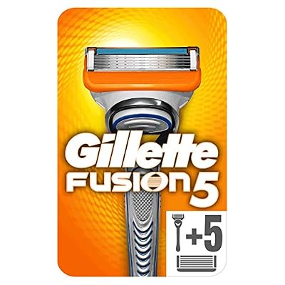 Gillette Fusion5 Rasoir Pour Homme + 5 Lames (rasoir offert)