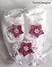 Baby Girls Xmas Red Flower Socks Booties & Crochet Headband- In Gift Bag- 0-3 Months