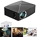 Produktbild Big-Mountain Multimedia Tragbar Full HD 1080P Beamer | C80 USB HDMI AV Mini Beweglicher LED Projektor | Mini Video Beamer ideal für Heimkino Filme Unterhaltungs Spiele (Schwarz)