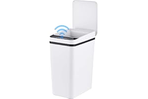 Relaxdays soptunna med sensor, 9 liter, sensorstyrt lock