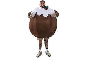 I LOVE FANCY DRESS Christmas Pudding Fancy Dress Costume - Unisex Xmas Costume Adults Pudding Tabard - Funny Festive Outfit - One Size