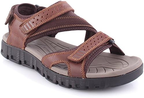 Unze New Men Sean Casual Sandals Beach Indoor Outdoor Summer Shoes UK Size 6-11 Size 8 UK