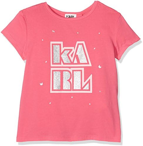 Karl Lagerfeld Kid Girl's T-Shirt, Rose (Camelia), 8 Years