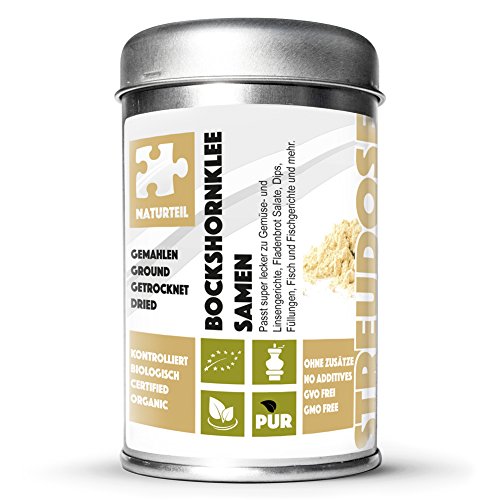 Preisvergleich Produktbild 50 g Bockshornkleesamen gemahlen Bio - im Streuer - Naturteil