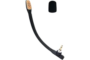 SPTSSWET Microphone de Rechange pour Astro A40 A40TR Casque Gaming Détachable Anti-Bruit Micro pour PS4, Xbox One, PC, Jack 3,5 mm, 18 cm