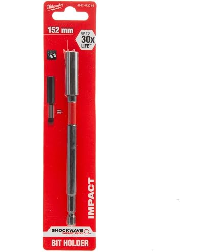 TJPoto 6-Inch Impact Locking Bit Holder - Fits All 1/4" Hex Bits, Replacement For Milwaukee 48-32-4532 - View #3