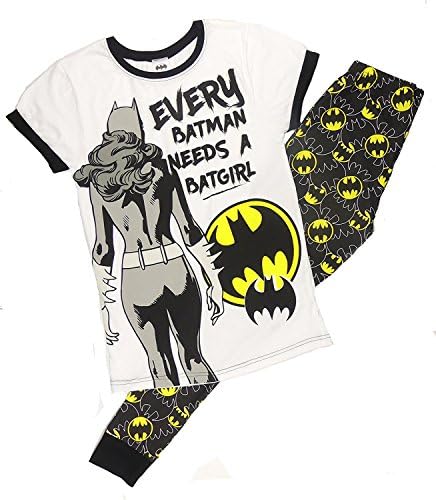 Womens Official DC Every Batman Needs a Batgirl Pyjamas Plus Sizes from 8 to 22