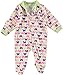 Nursery Baby Baby Girls' "Spring Butterfly" Footed Coverall - lime/multi, 6 - 9 months