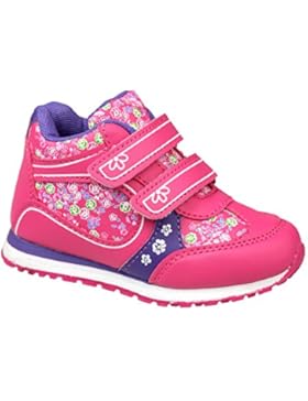 GIBRA® Kinder Knöchelschuhe, mit Klettverschluss und Lederinnensohle, pink/lila, Gr. 26-36