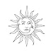 Tattify Sun And Moon Temporary Tattoo - Sol Y Luna (Set of 2)