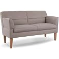Divano Kira Cavadore - Tessuto Grigio Olympia 176x94x81 Cm
