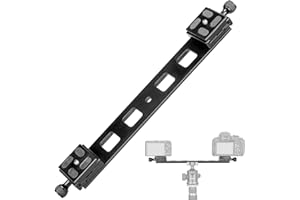 Koolehaoda Wydłużona płyta szybkiego zwalniania z podwójną podwójną podwójną płytką szybkozwalniającą Dslr Camera statyw uchwyt głowica kulowa z szybkozłączką (PU-360)