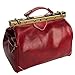 Produktbild Woman Bags 512 Made in Italy vintage Arzttasche Doktortasche Damentasche Rot echt Leder 621R
