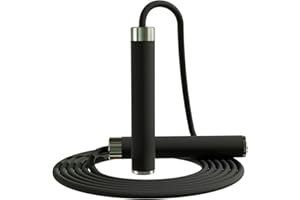 Mogold Springseile für Kinder, Damen und Herren, Fitness, 3 m Länge, verstellbares Springseil für Anfänger, Doppelkugellager-Design, Springseil mit weichen Silikongriffen und knickfreier 5 mm