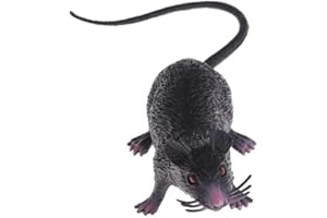 DPWOUM Black Plastic Rat Mouse Model Figures Halloween Tricks Props Black Inexpensive,Party- and Joke Articles,Ornaments